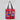 POCKET CLUSTER LAPTOP TOTE - Strobe Red-Blue