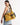 POCKET CLUSTER HOBO BAG - Yellow Ochre