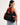 POCKET CLUSTER HOBO BAG - Black Red Strobe