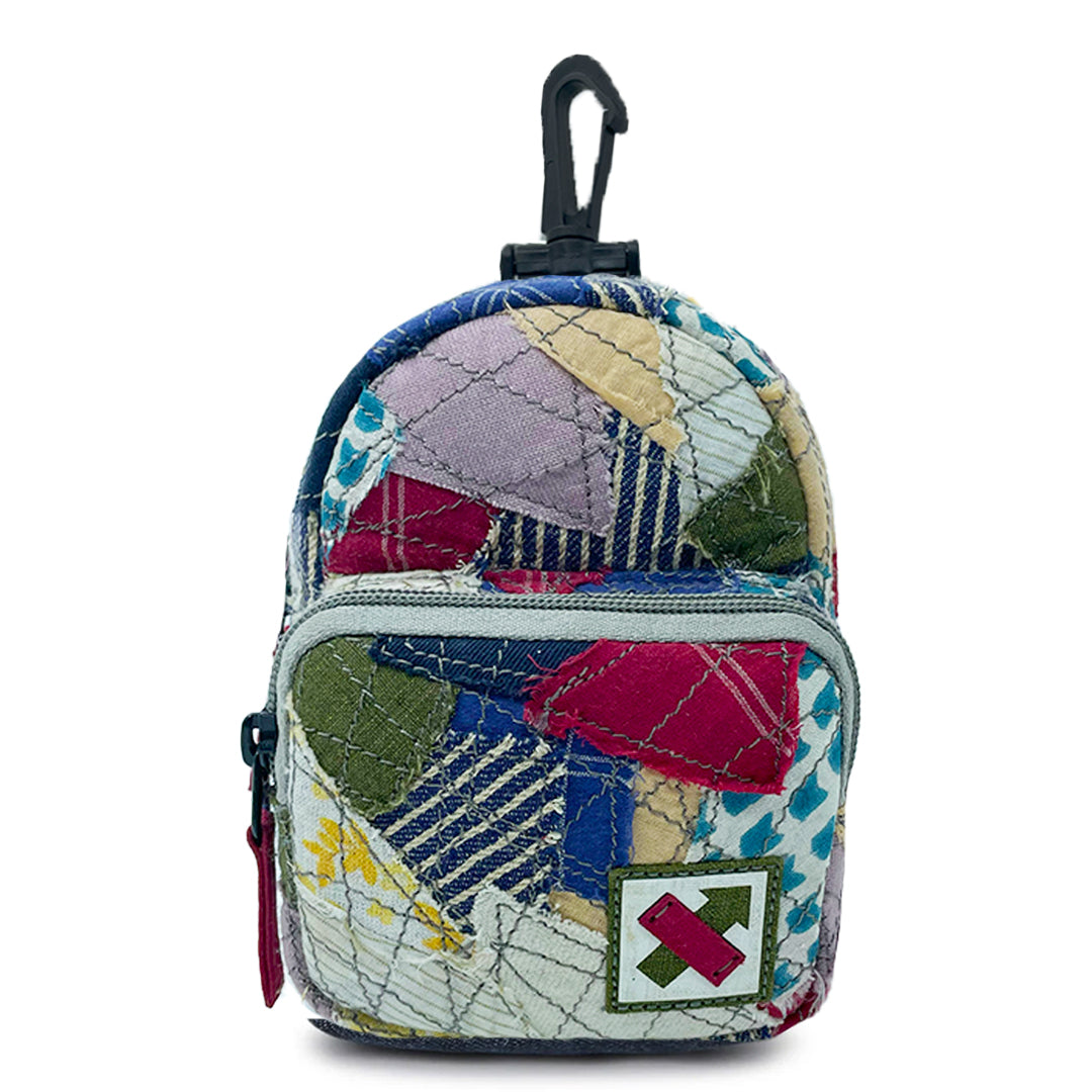 FABRIC SHREDS 285.18 MINI BACKPACK TRINKET