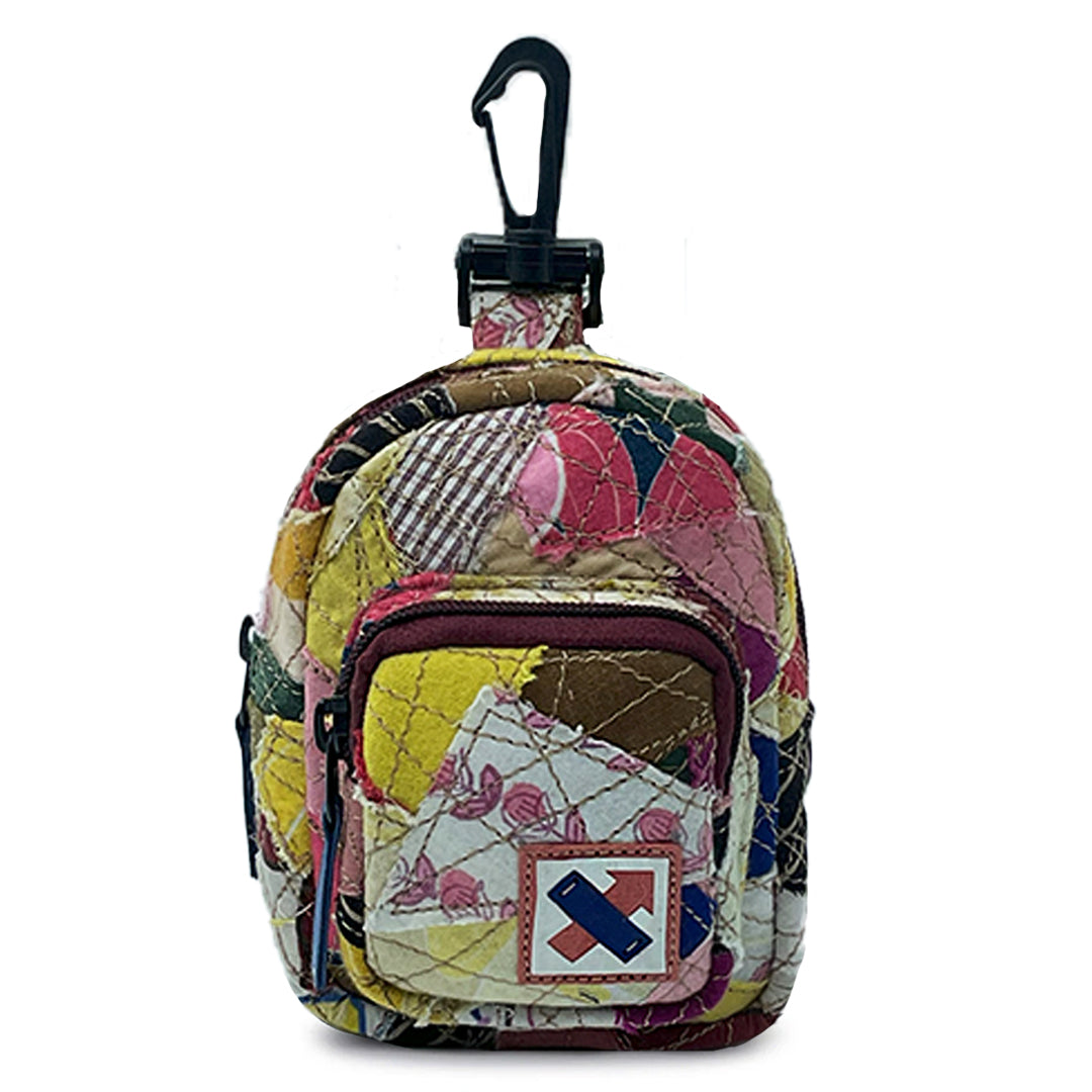 FABRIC SHREDS 251.53 MINI BACKPACK TRINKET