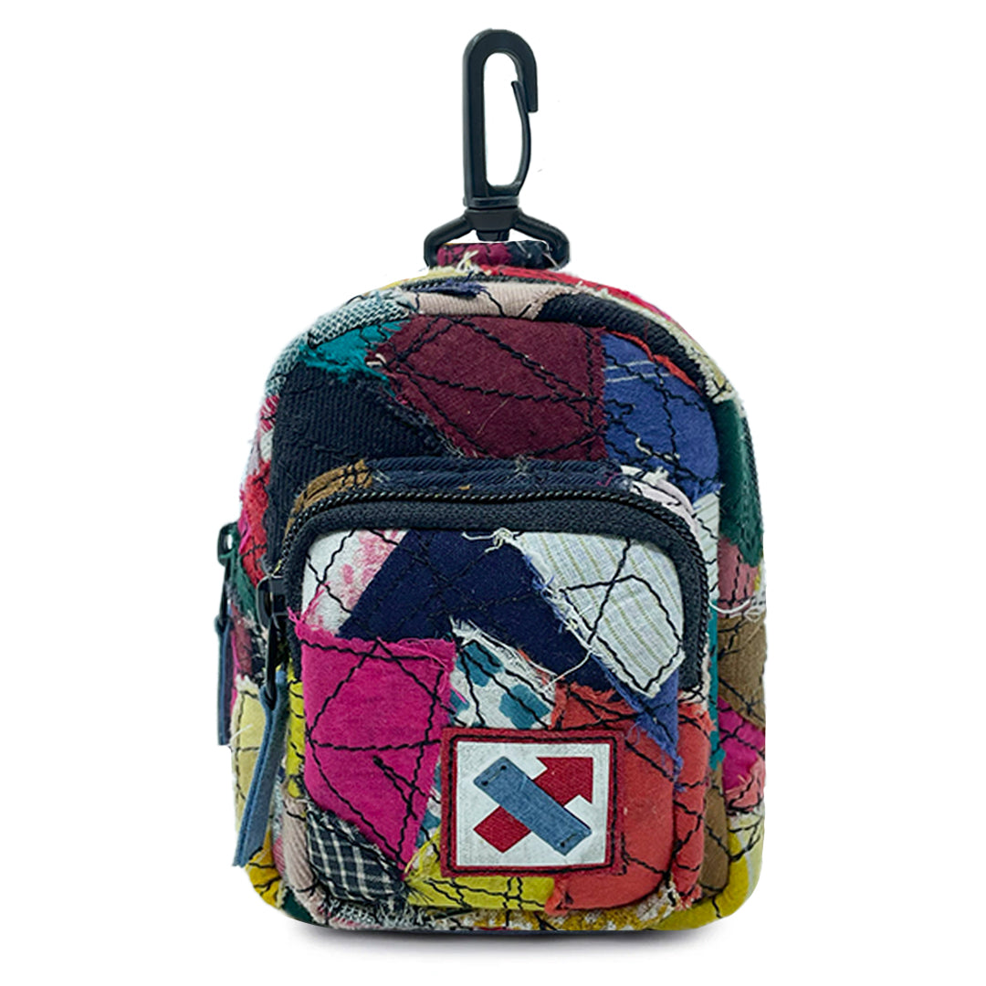 FABRIC SHREDS 251.59 MINI BACKPACK TRINKET