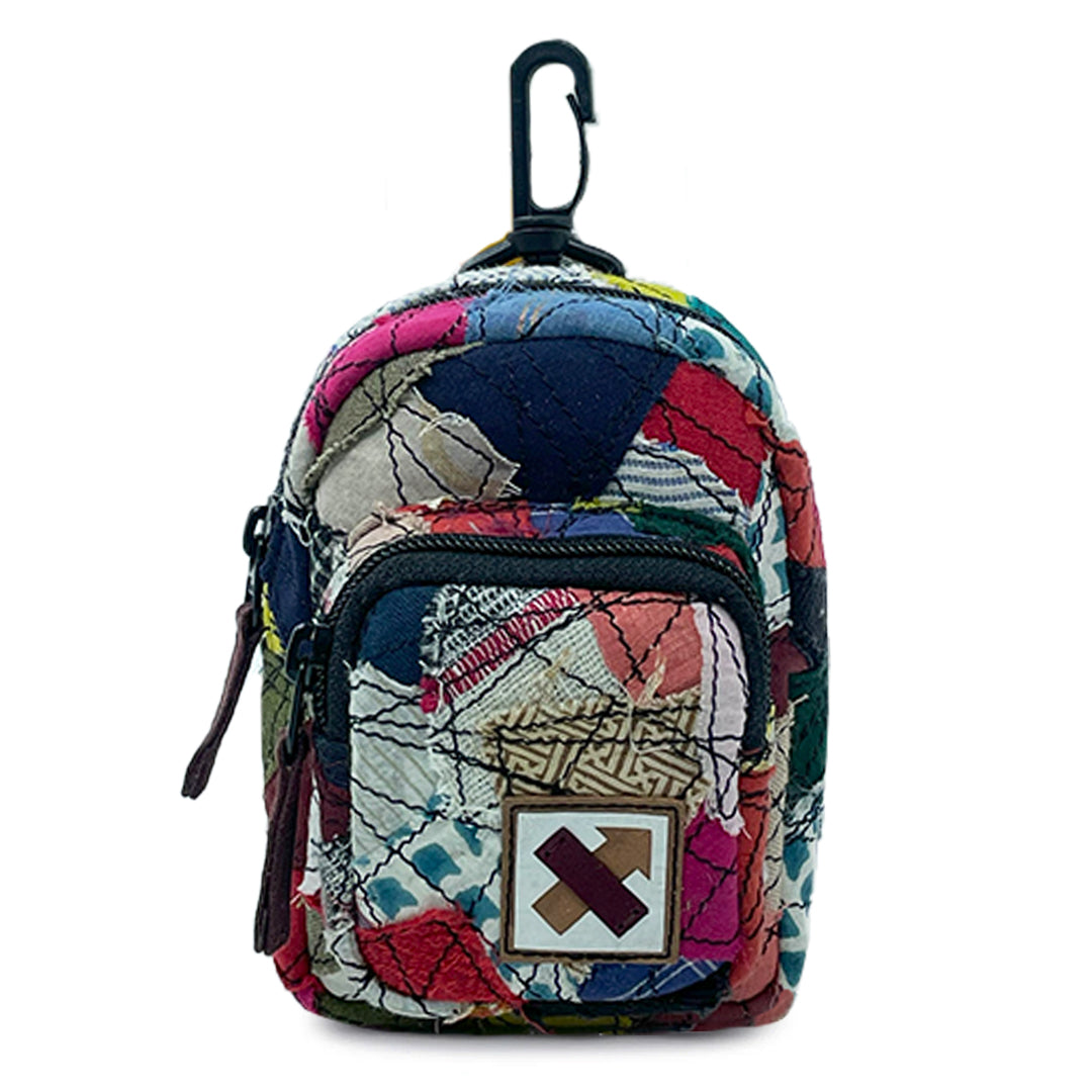 FABRIC SHREDS 251.61 MINI BACKPACK TRINKET