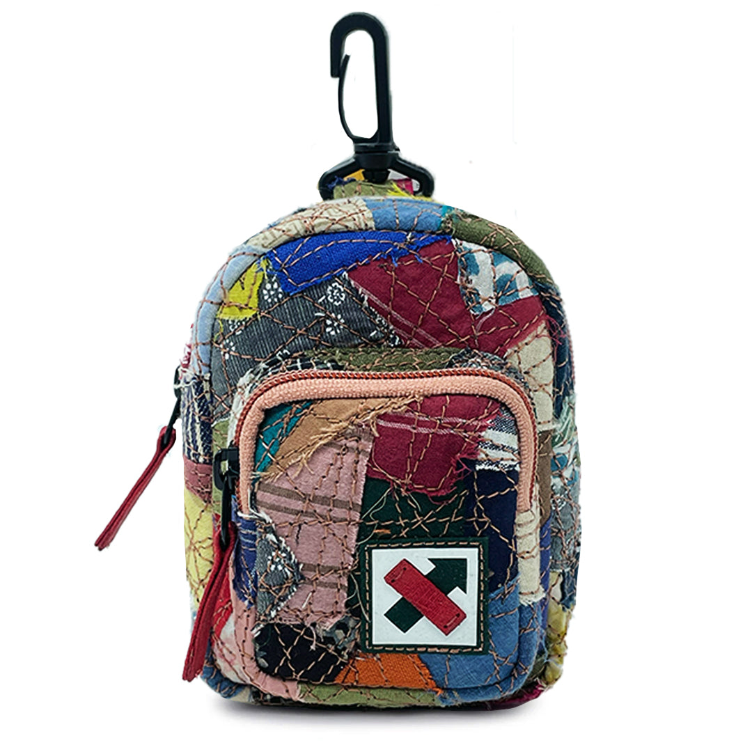 FABRIC SHREDS 251.62 MINI BACKPACK TRINKET