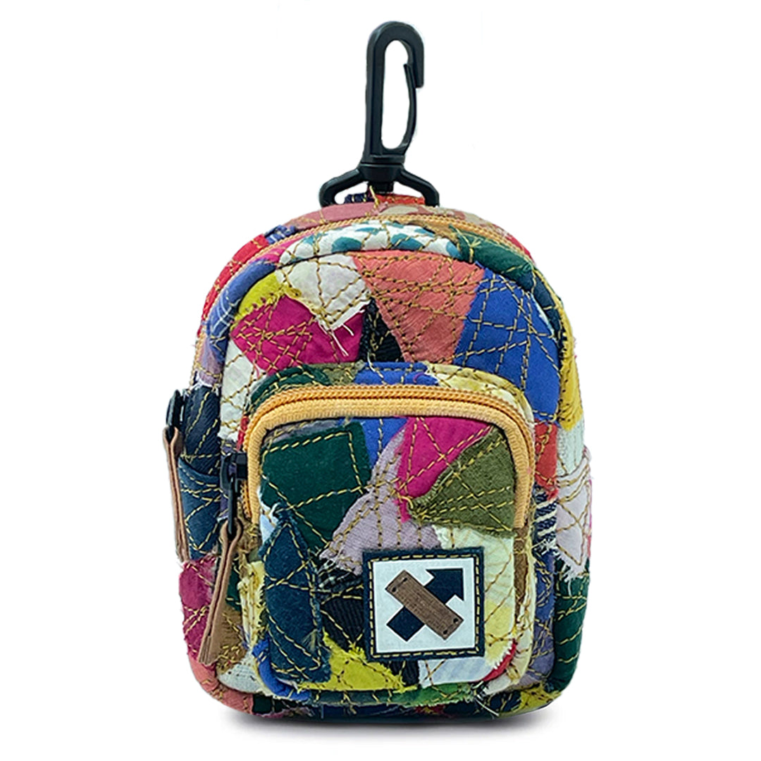 FABRIC SHREDS 251.64 MINI BACKPACK TRINKET