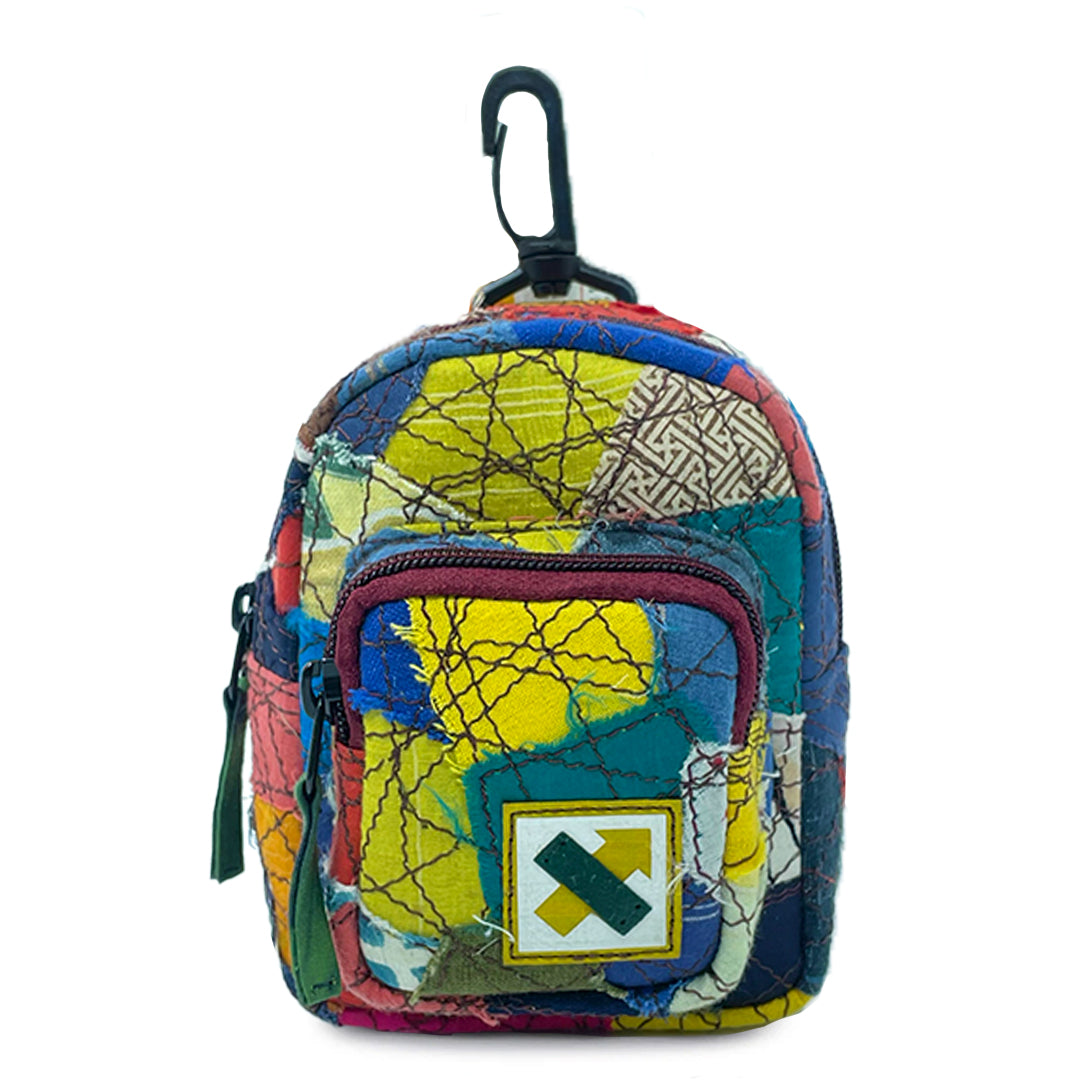 FABRIC SHREDS 251.69 MINI BACKPACK TRINKET