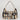 POCKET CLUSTER SHOULDER BAG - Patterned Beige