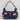 POCKET CLUSTER SHOULDER BAG - Denim Strobe Red