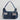 POCKET CLUSTER SHOULDER BAG - Blue Grey Denim