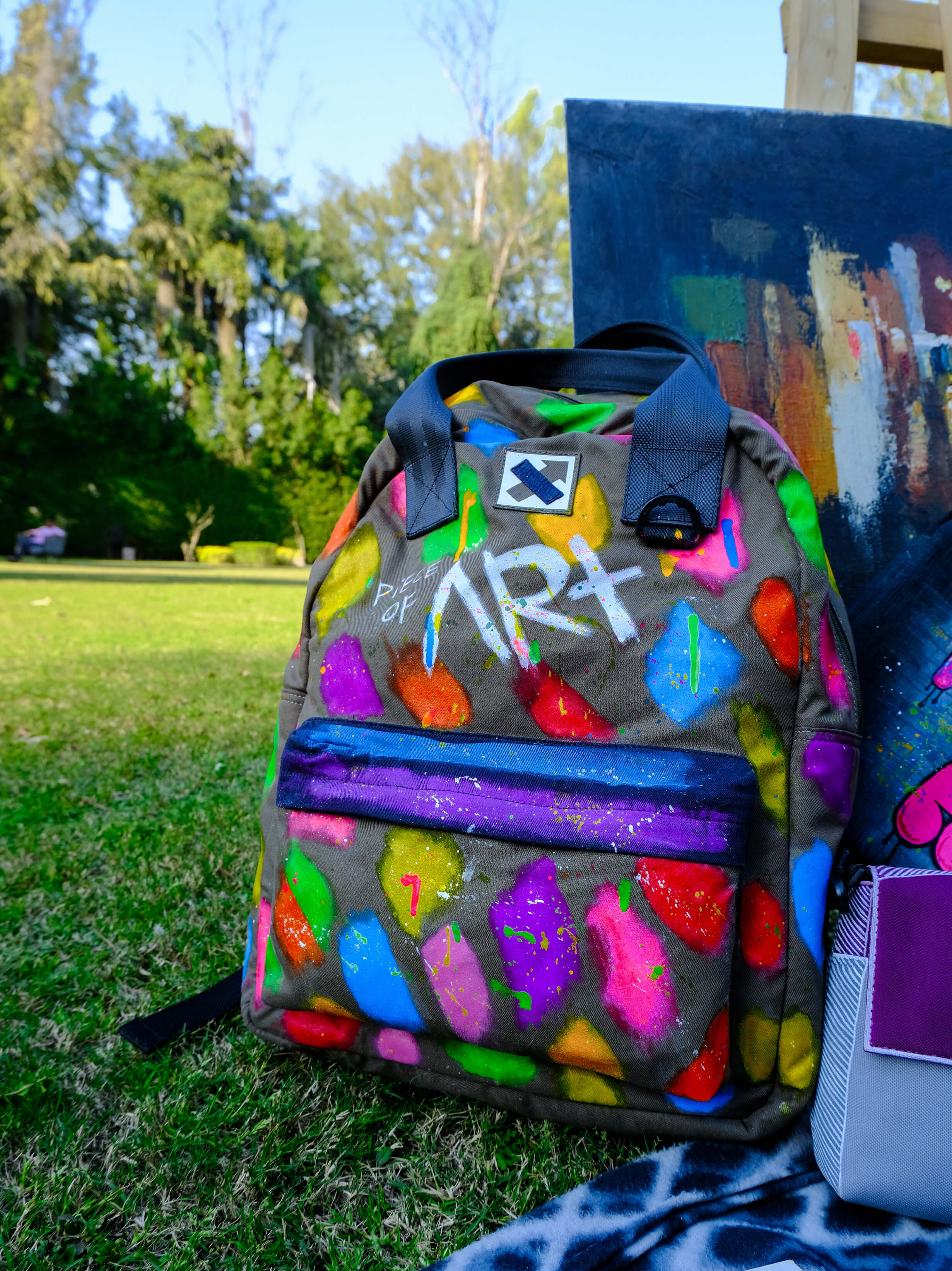 HANDPAINTED 210.2 ARTIST'S BACKPACK